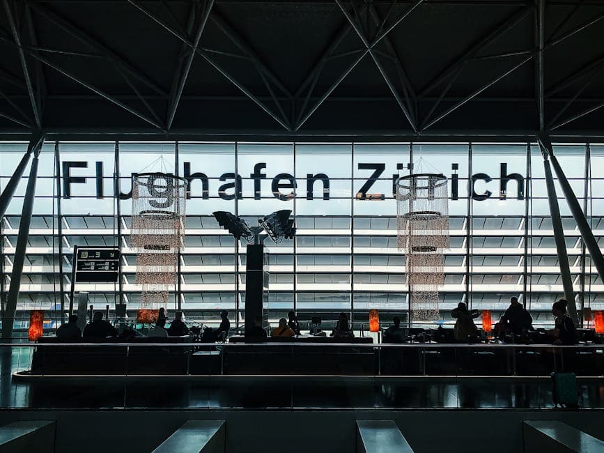 Zurich Airport (ZRH), Switzerland — Location