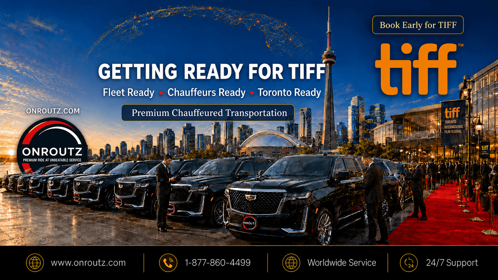 TIFF 2026 Black Car Service Toronto | Film Production Transportation
