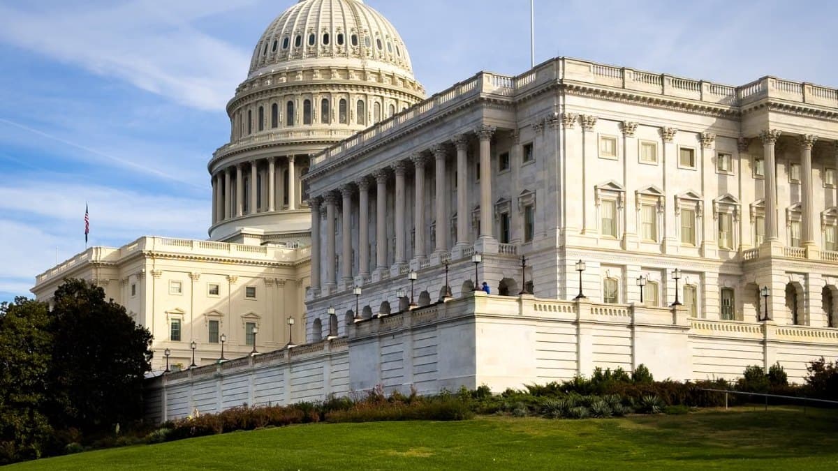 The US Capitol Building in Washington DC
